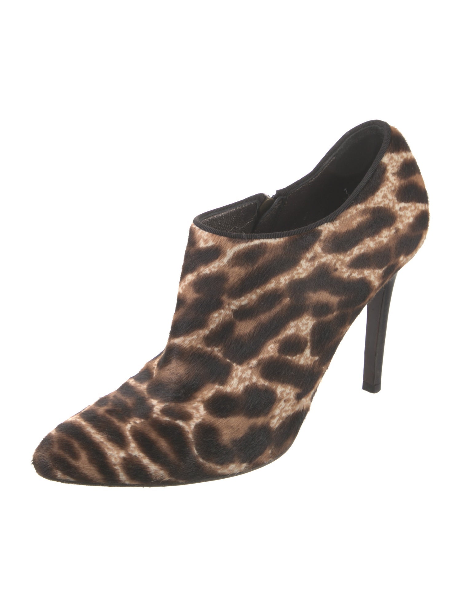 Lanvin Ponyhair Animal Print Boots