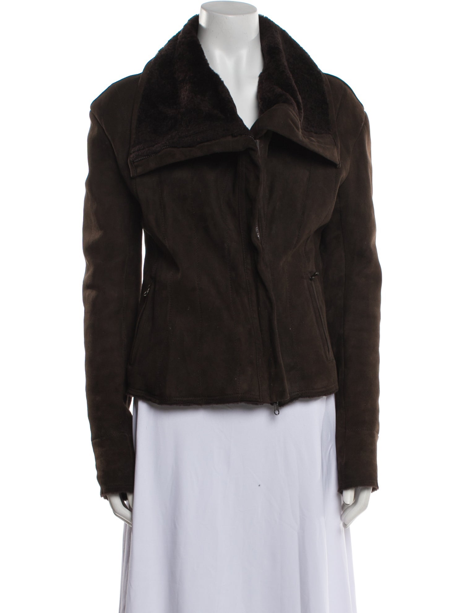 Lanvin Suede Biker Jacket