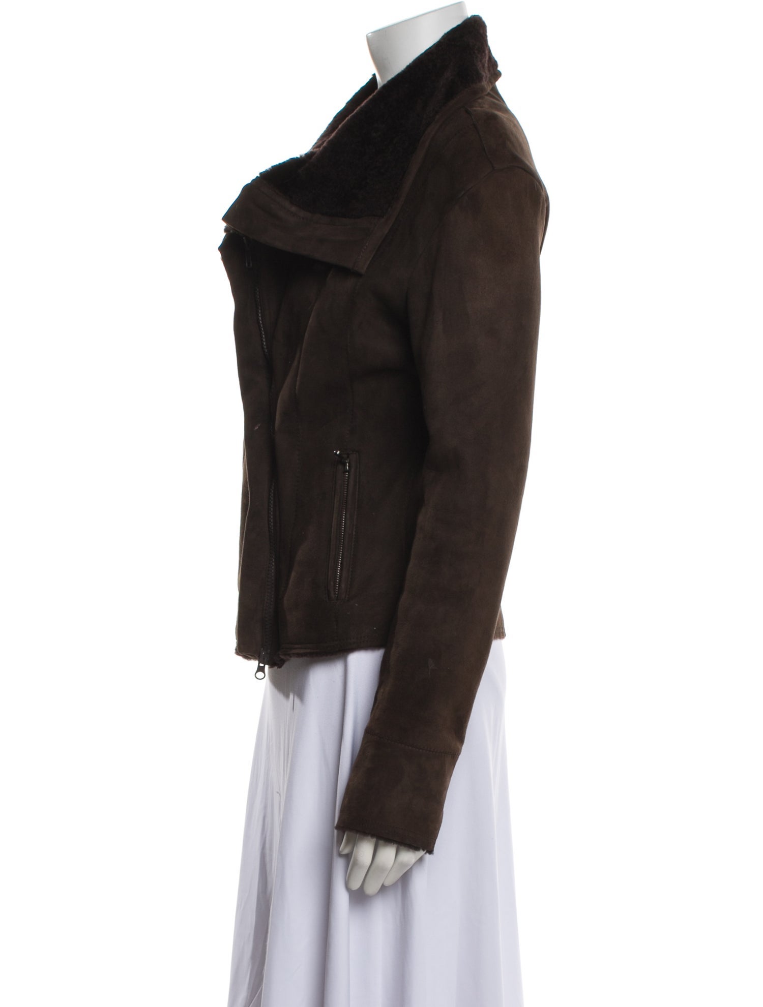 Lanvin Suede Biker Jacket