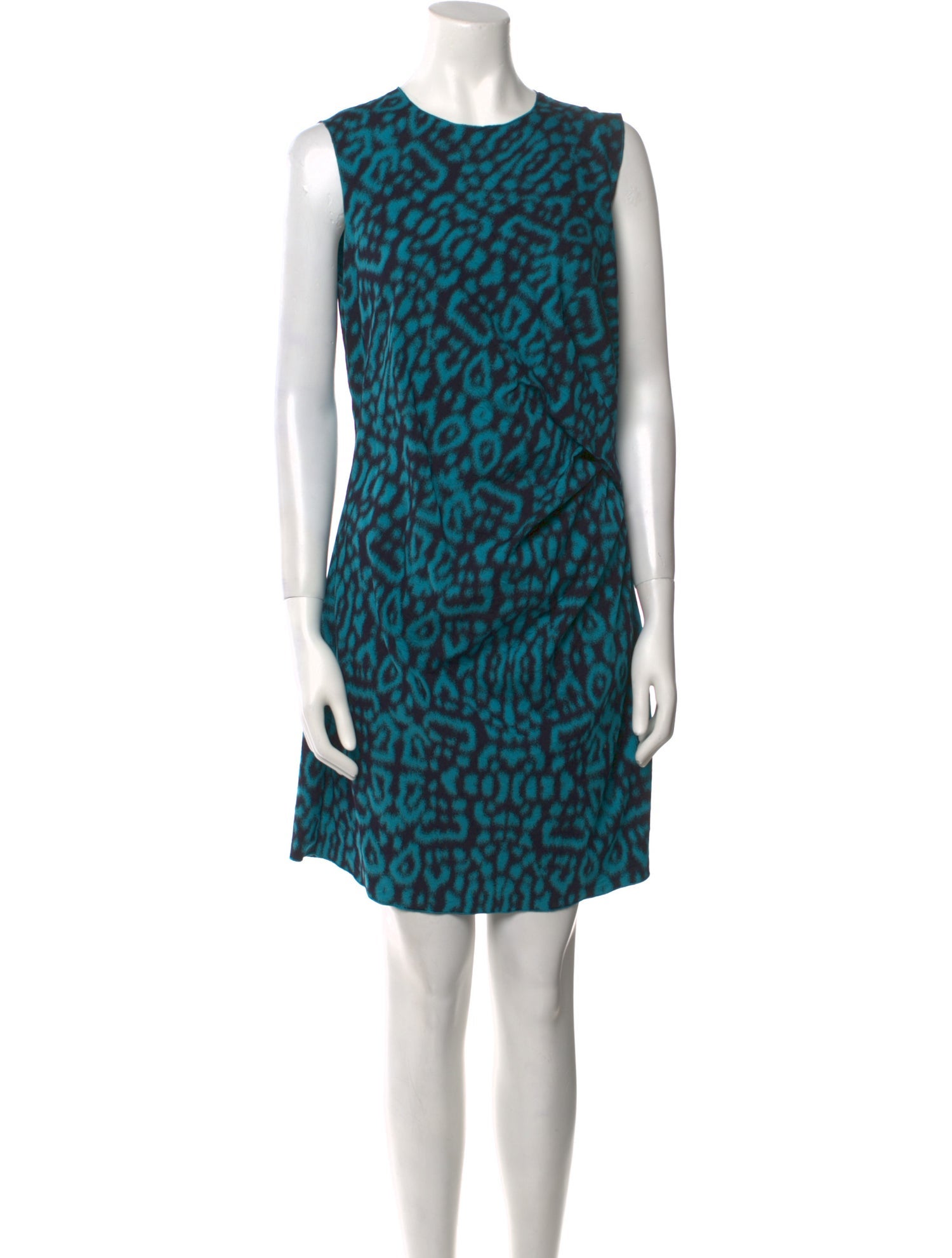 Lanvin Animal Print Mini Dress