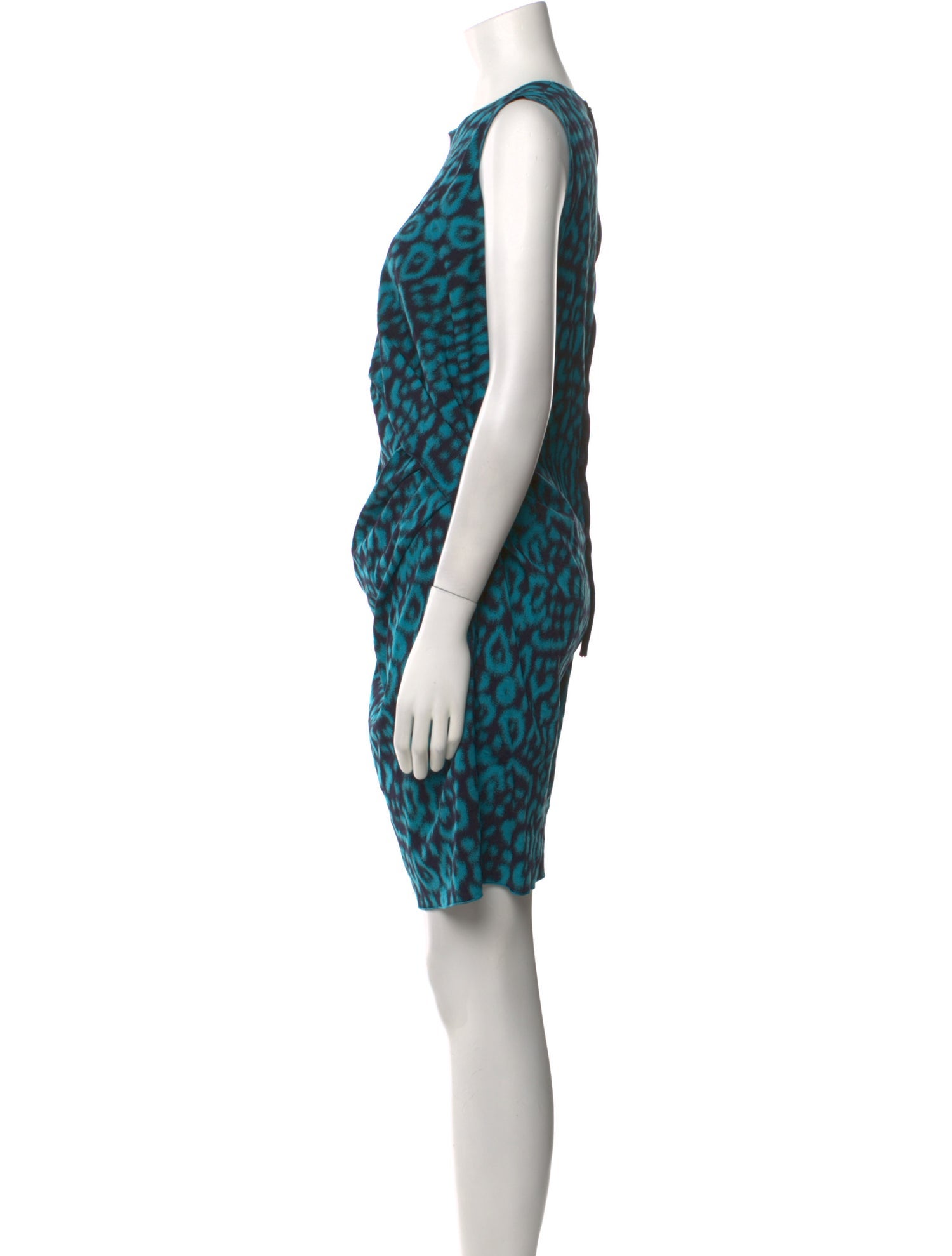 Lanvin Animal Print Mini Dress