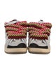 Lanvin Leather Colorblock Pattern Sneakers