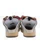 Lanvin Leather Colorblock Pattern Sneakers