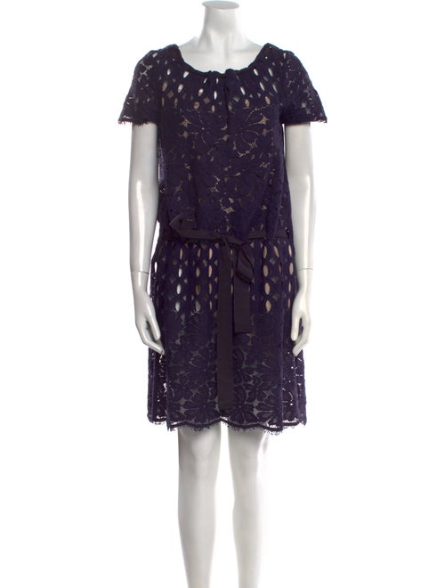 Lanvin Lace Pattern Knee-Length Dress
