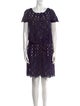 Lanvin Lace Pattern Knee-Length Dress