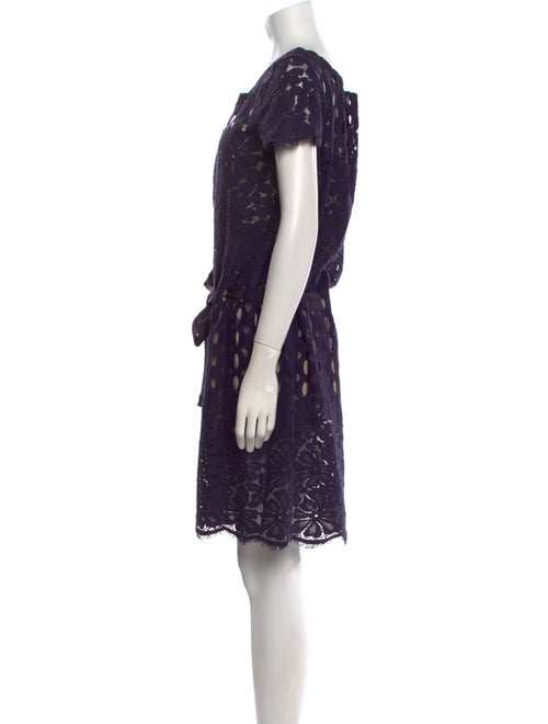 Lanvin Lace Pattern Knee-Length Dress