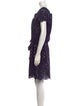 Lanvin Lace Pattern Knee-Length Dress