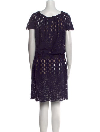 Lanvin Lace Pattern Knee-Length Dress