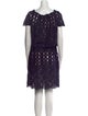 Lanvin Lace Pattern Knee-Length Dress