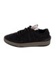 Lanvin Suede Distressed Accents Sneakers
