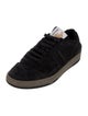 Lanvin Suede Distressed Accents Sneakers