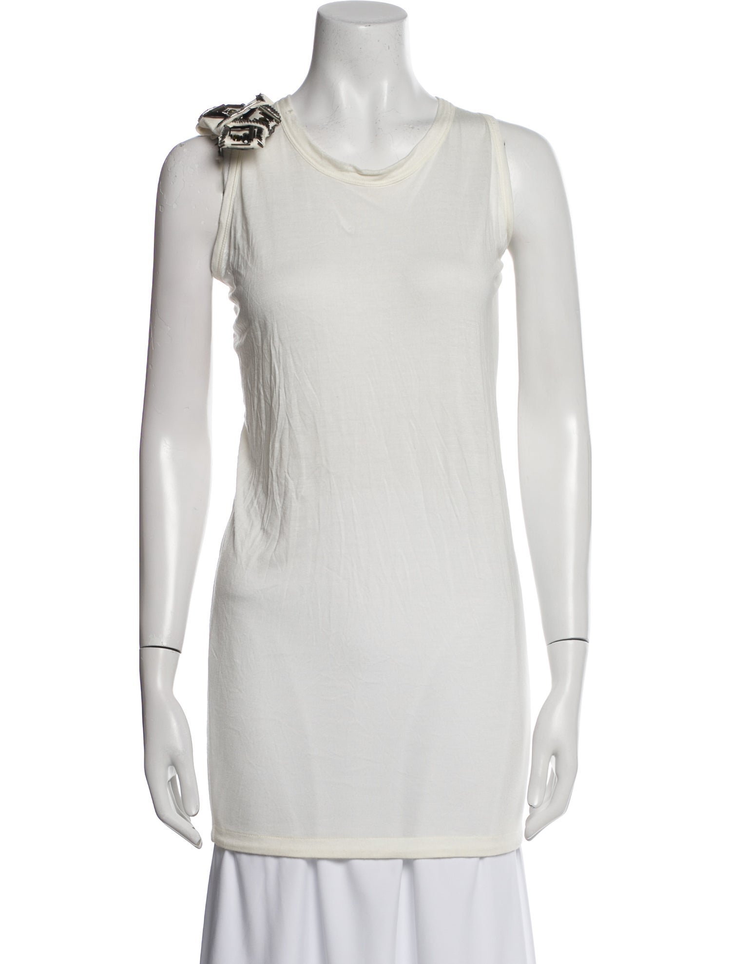 Lanvin Scoop Neck Sleeveless Tunic