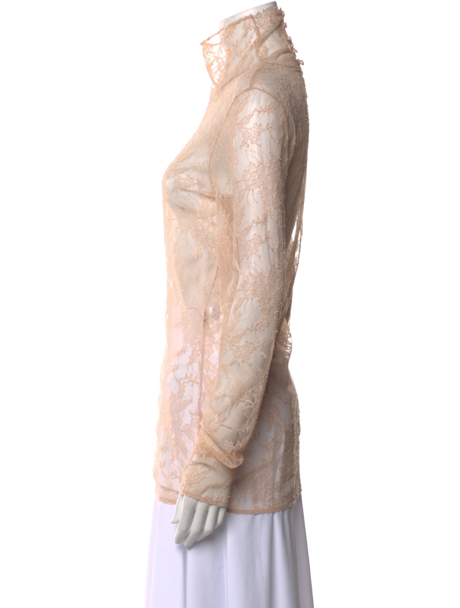 Lanvin Lace Lace Pattern Blouse