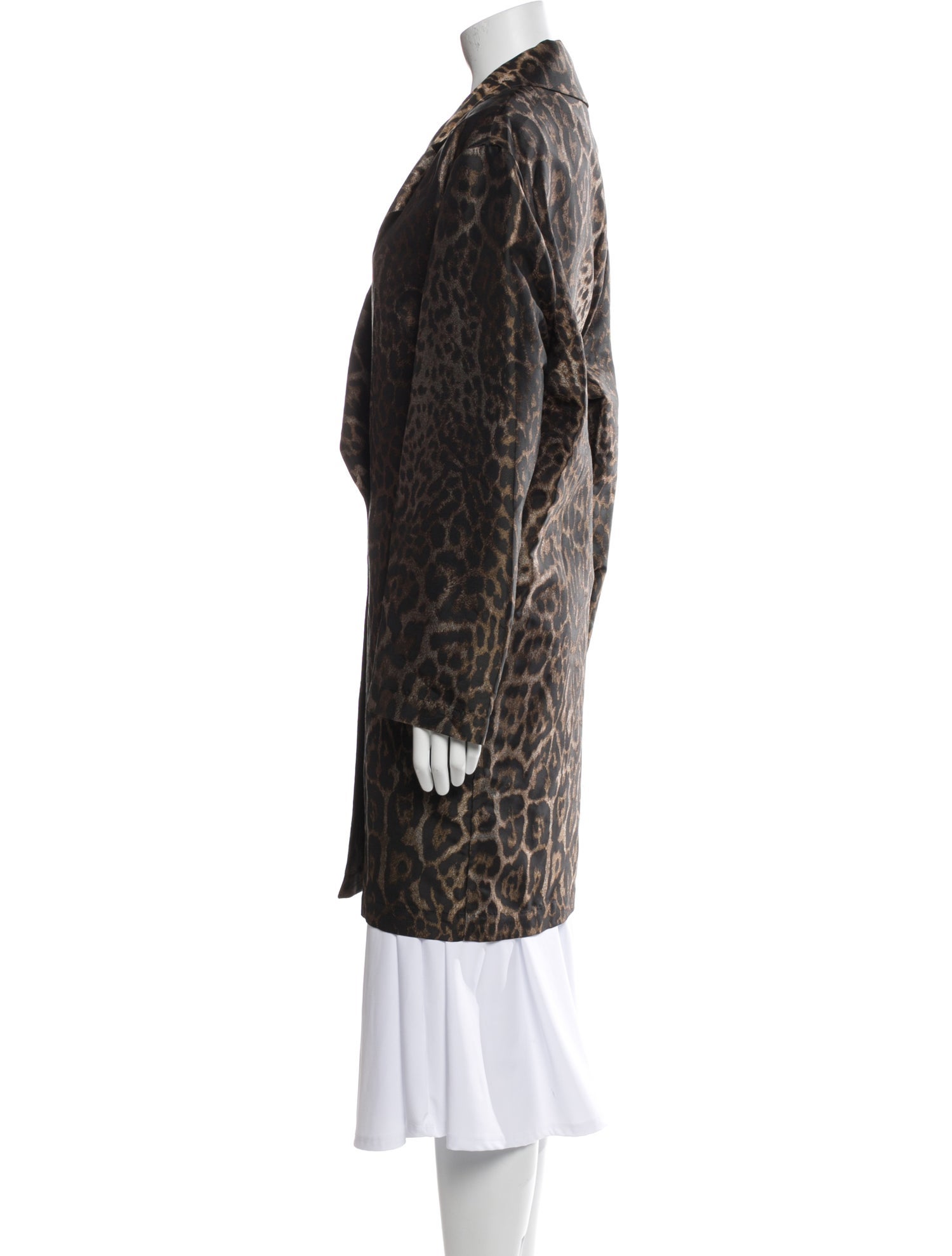 Lanvin Animal Print Coat