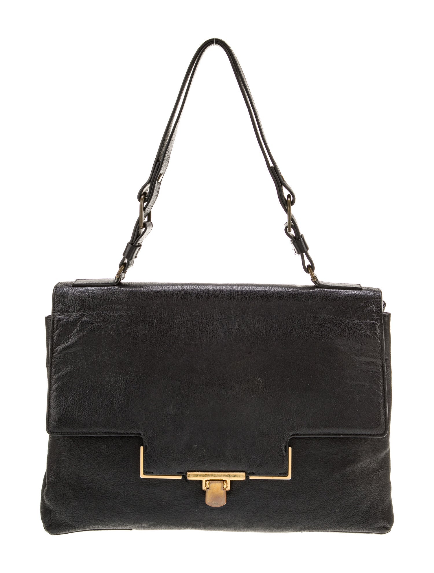 Lanvin Leather Top Handle Bag