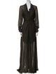 Lanvin Velvet Long Dress