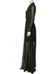 Lanvin Velvet Long Dress