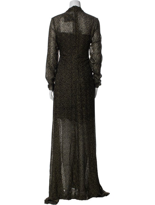 Lanvin Velvet Long Dress