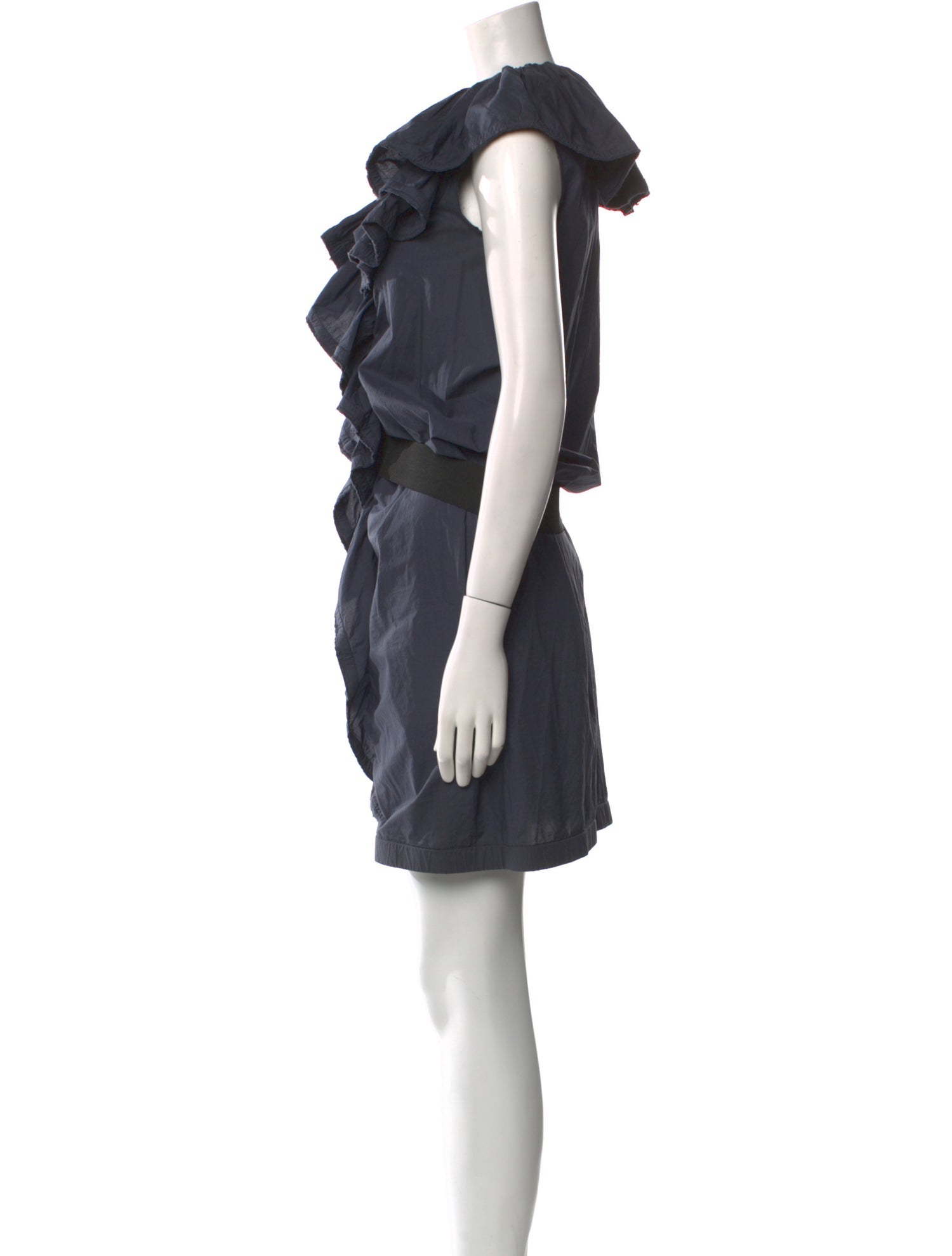 Lanvin V-Neck Knee-Length Dress