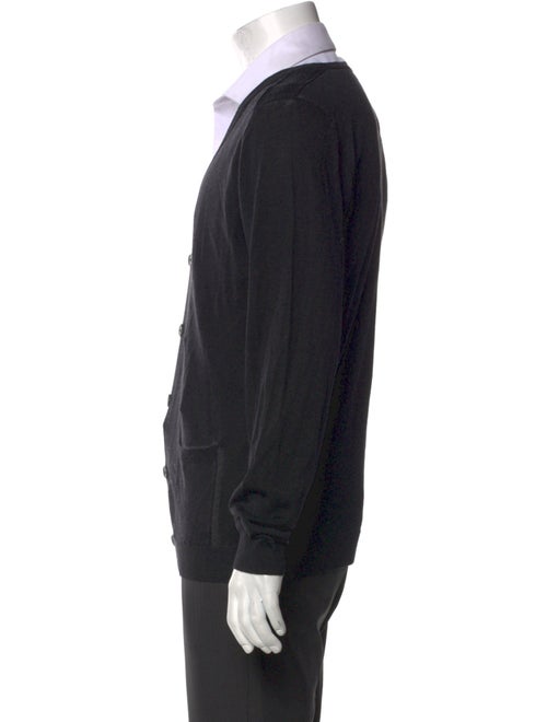 Lanvin Merino Wool V-Neck Cardigan