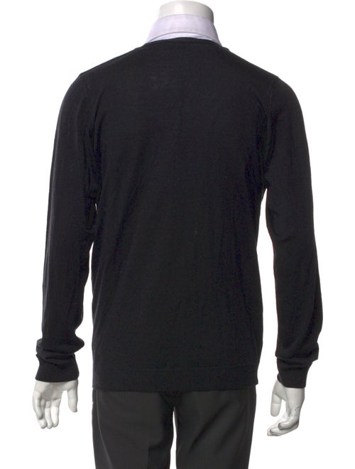 Lanvin Merino Wool V-Neck Cardigan