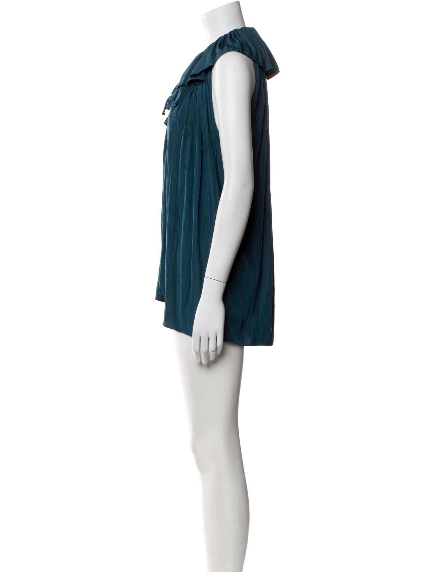 Lanvin V-Neck Mini Dress