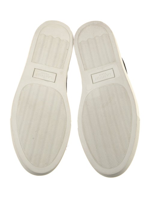 Lanvin Leather Bow Accents Sneakers