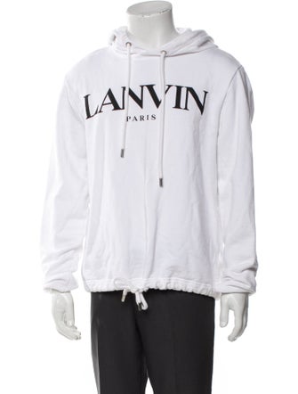 Lanvin Graphic Print Crew Neck Hoodie
