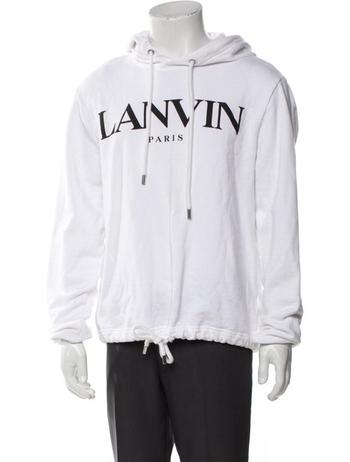 Lanvin Graphic Print Crew Neck Hoodie