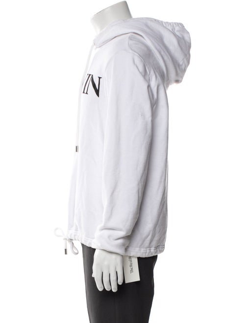 Lanvin Graphic Print Crew Neck Hoodie