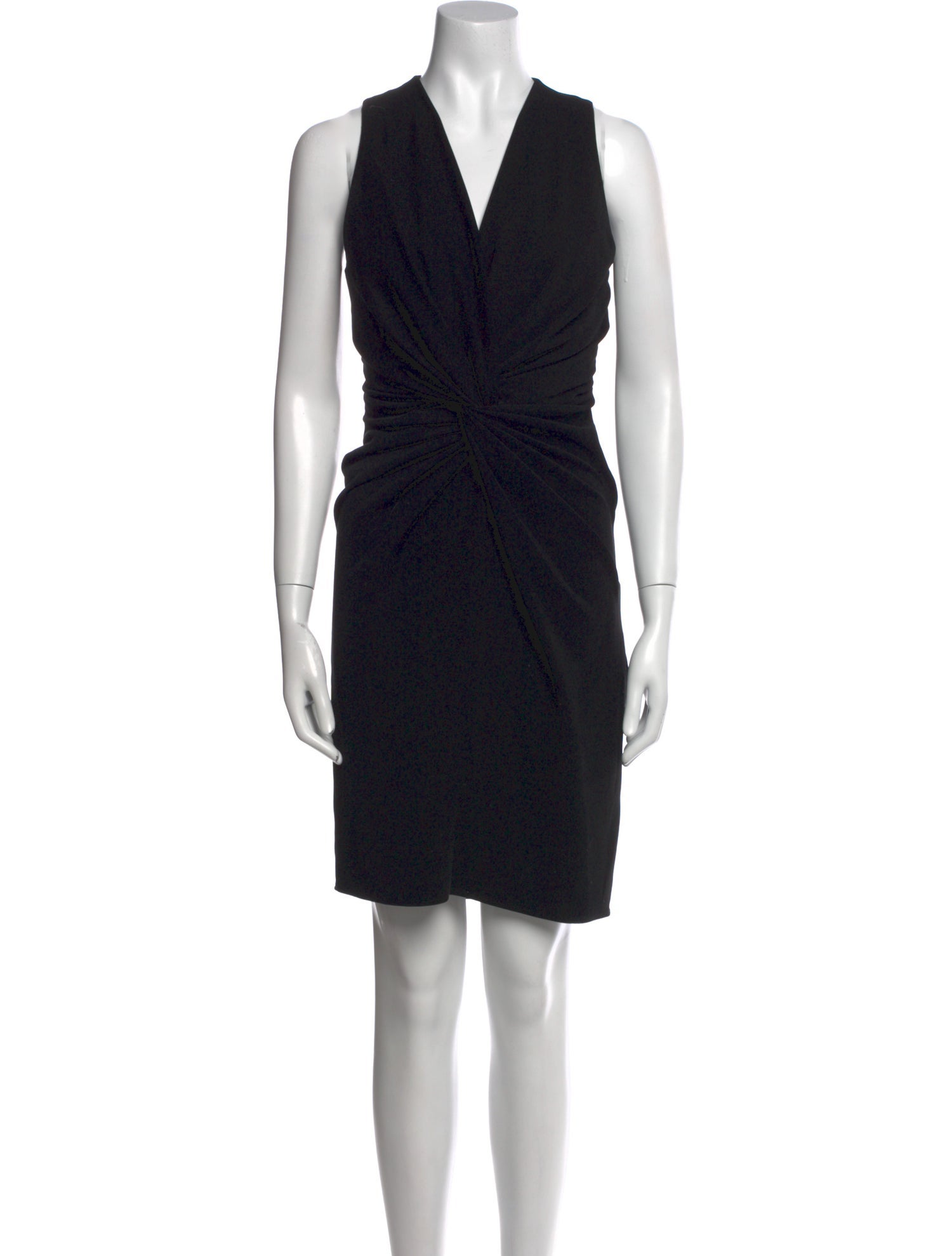 Lanvin V-Neck Knee-Length Dress