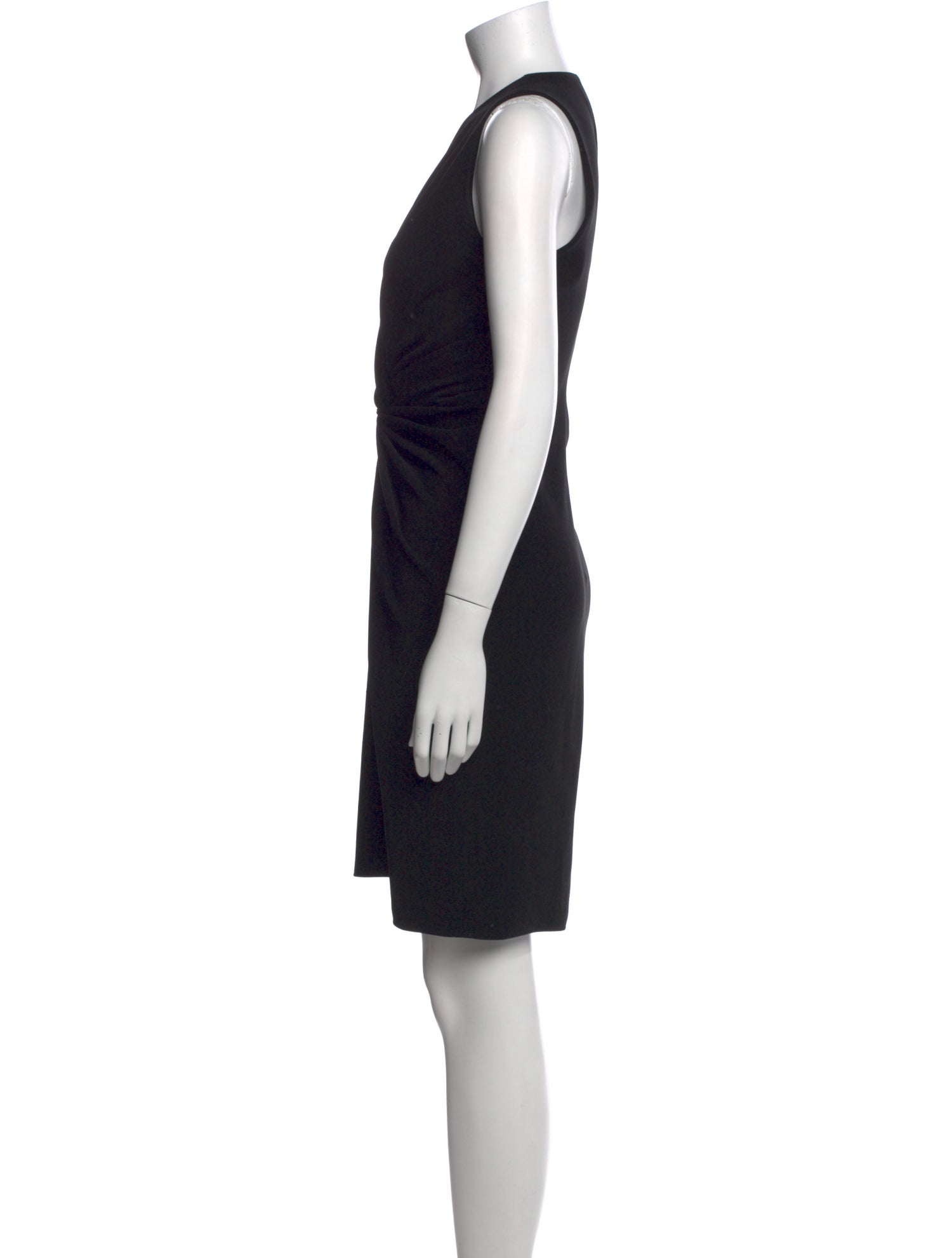 Lanvin V-Neck Knee-Length Dress