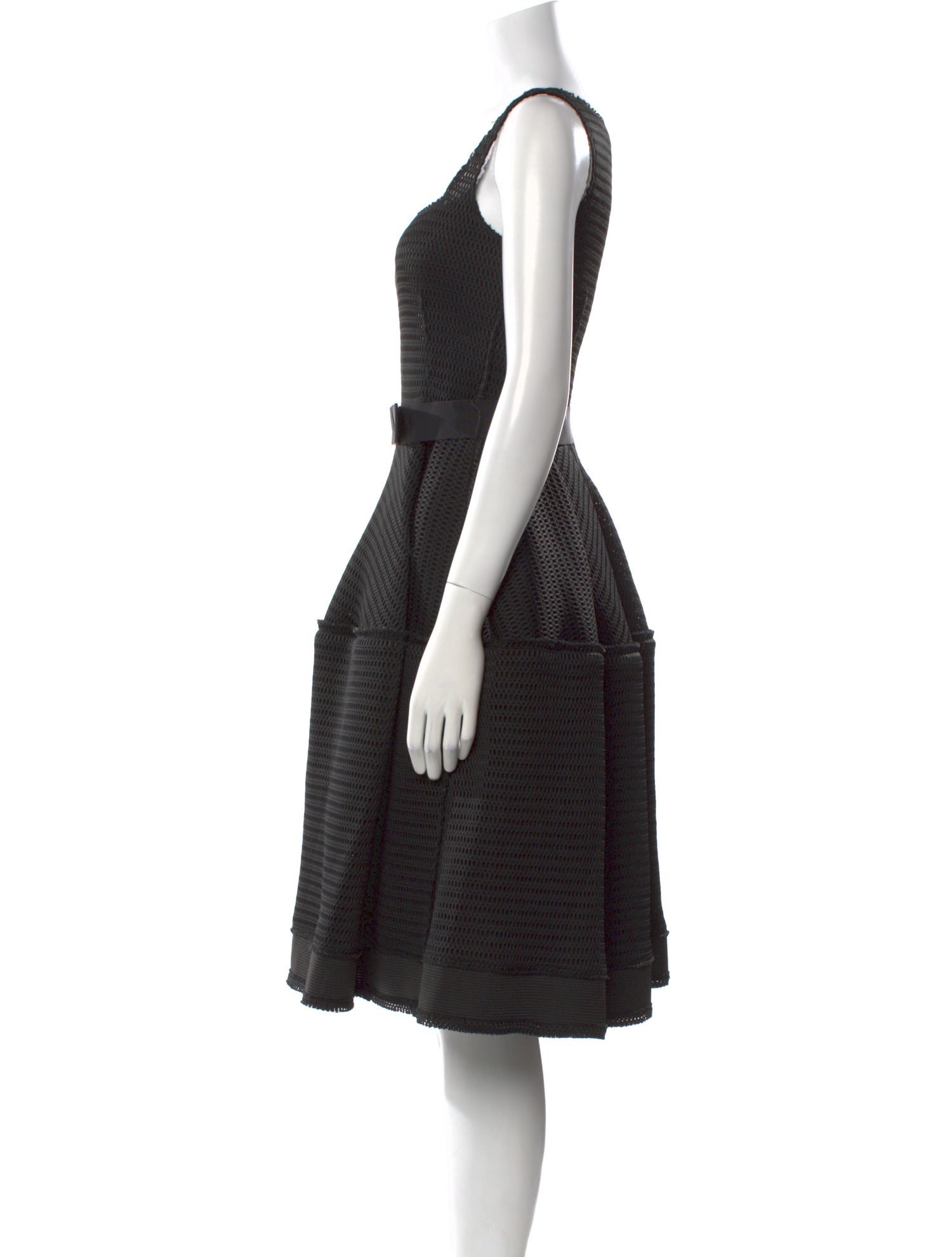 Lanvin Square Neckline Knee-Length Dress