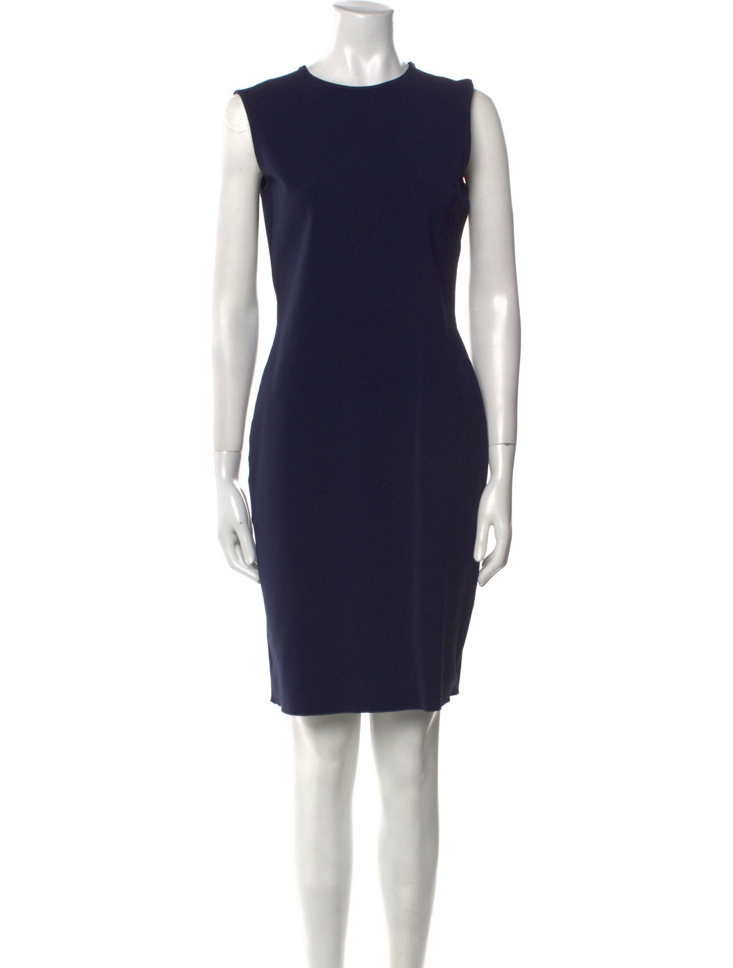 Lanvin Crew Neck Mini Dress