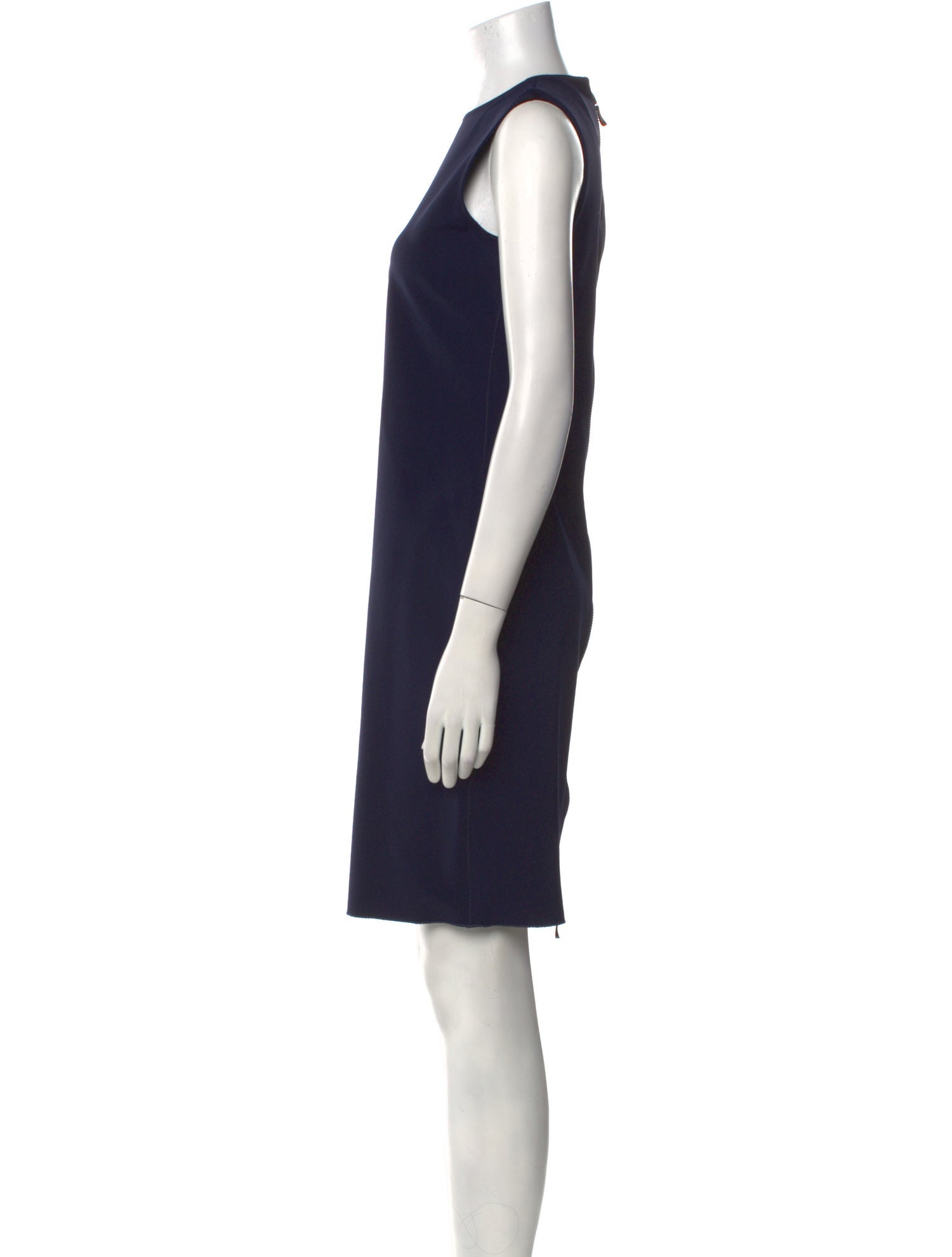 Lanvin Crew Neck Mini Dress