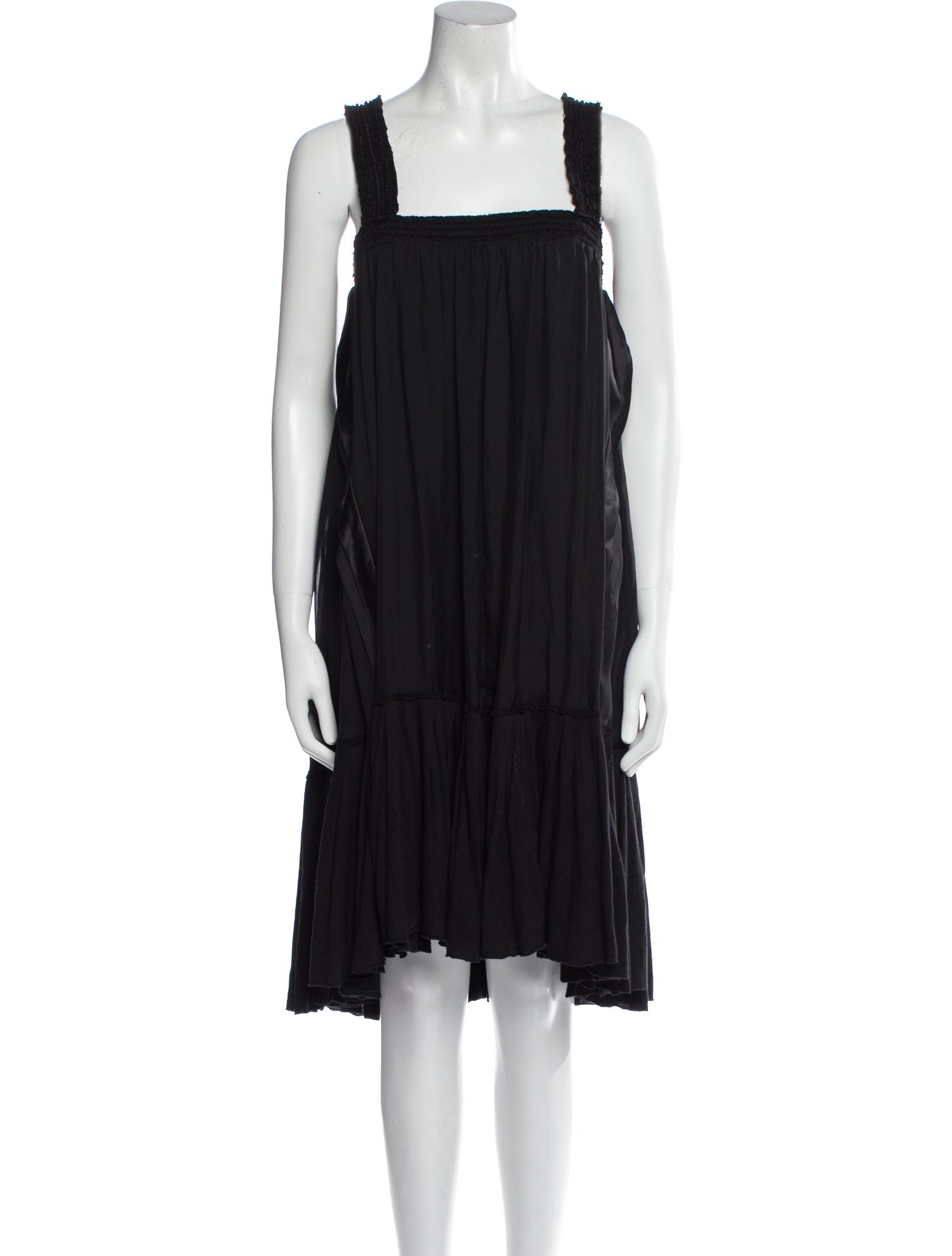 Lanvin Square Neckline Knee-Length Dress