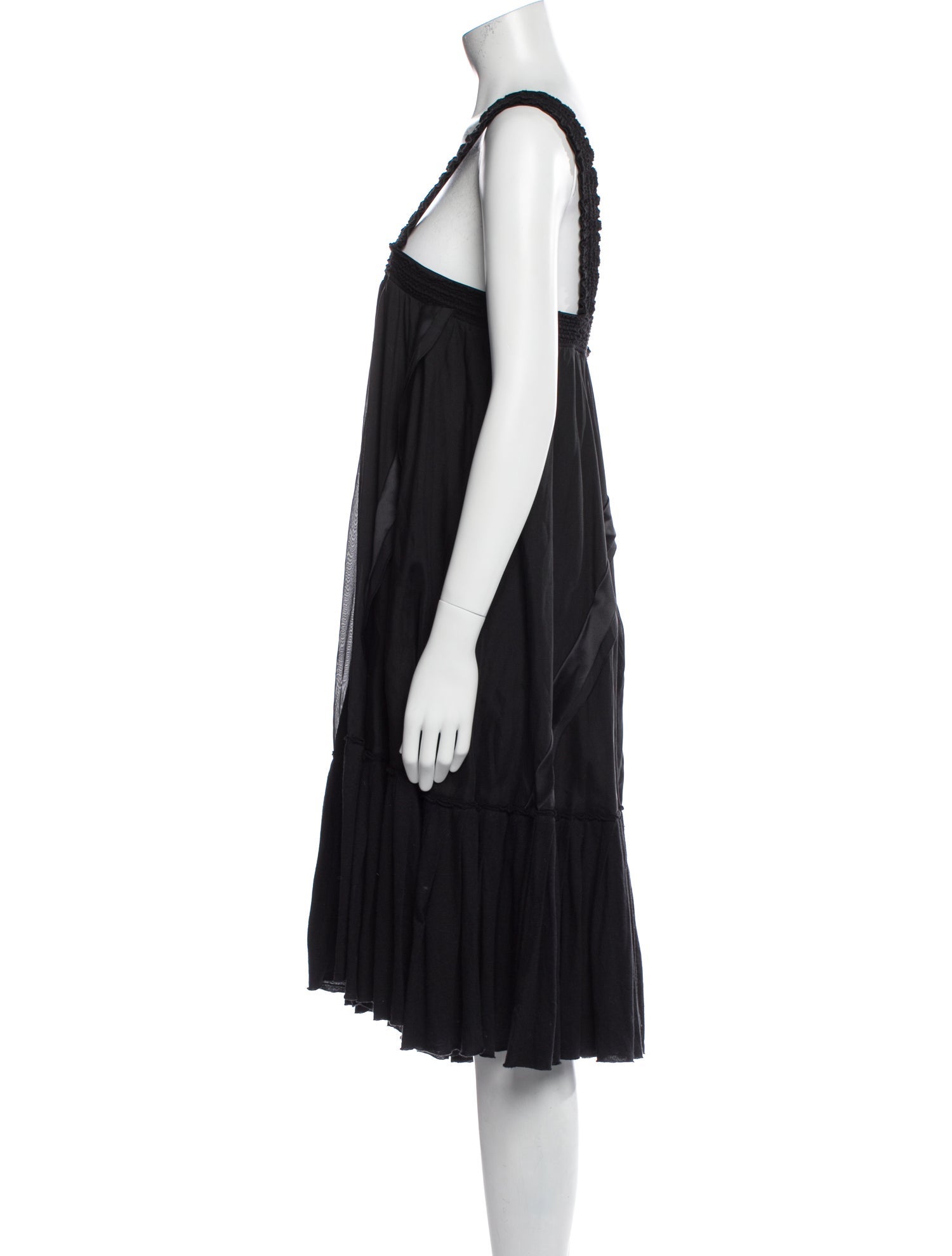 Lanvin Square Neckline Knee-Length Dress