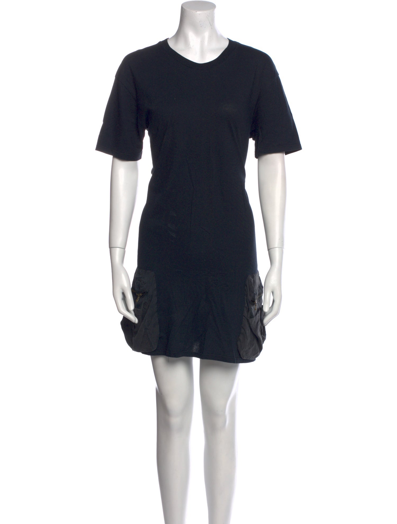 Lanvin Crew Neck Mini Dress