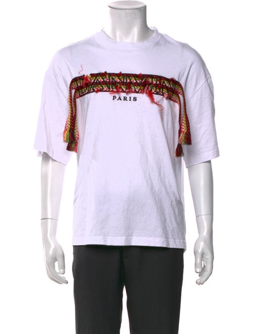 Lanvin Graphic Print Crew Neck T-Shirt