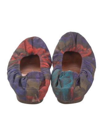 Lanvin Printed Ballet Flats