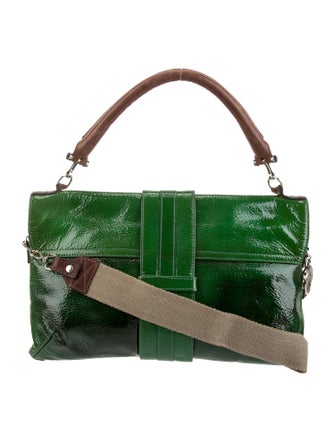 Lanvin Patent Leather Top Handle Bag