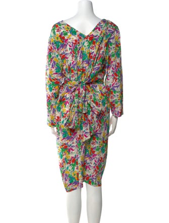 Lanvin Printed Midi Length Dress