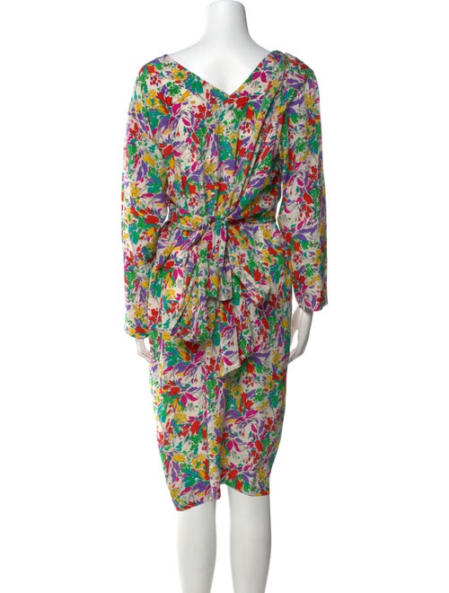 Lanvin Printed Midi Length Dress