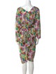 Lanvin Printed Midi Length Dress
