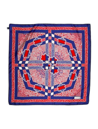 Lanvin Silk Printed Scarf