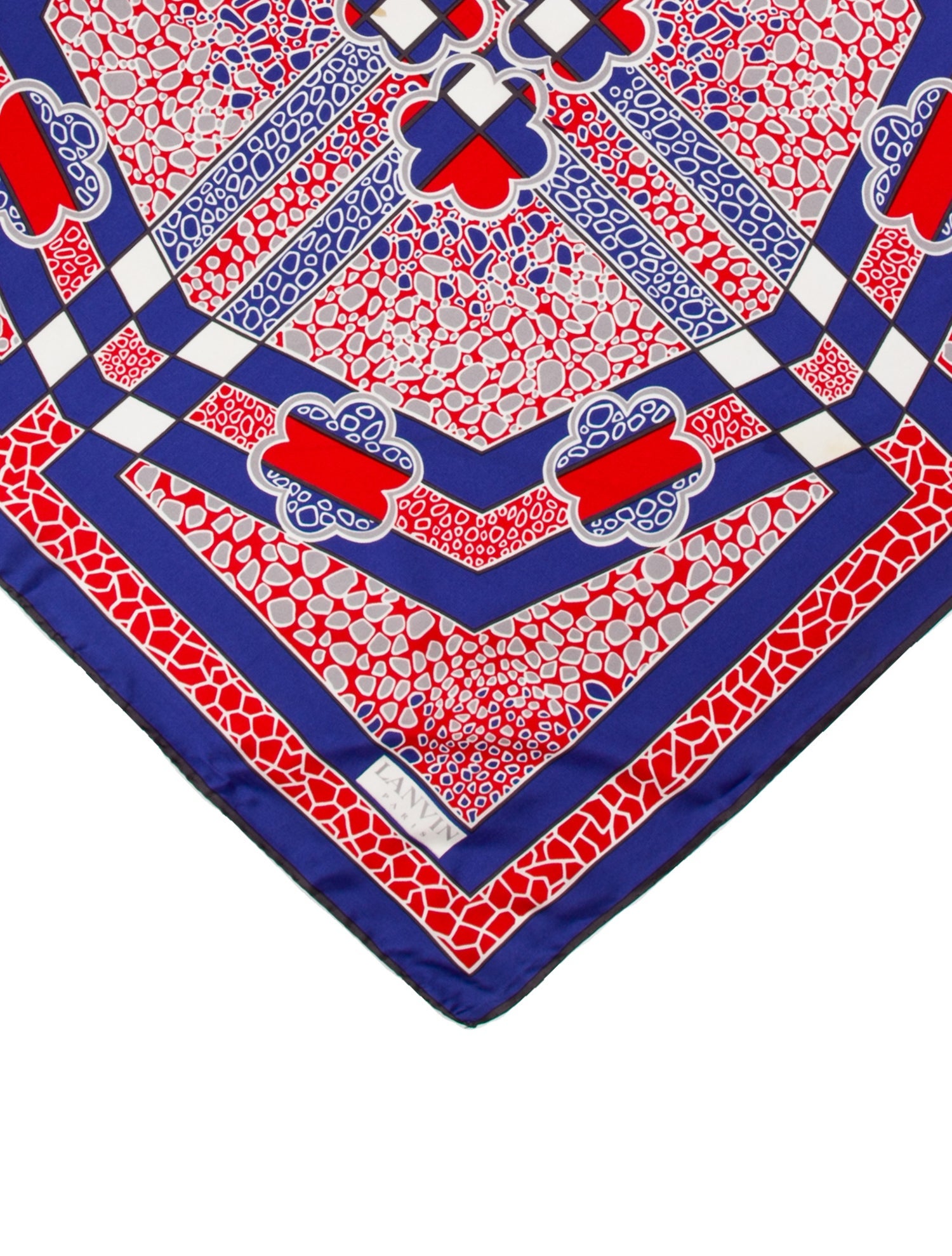 Lanvin Silk Printed Scarf