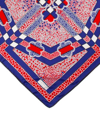 Lanvin Silk Printed Scarf