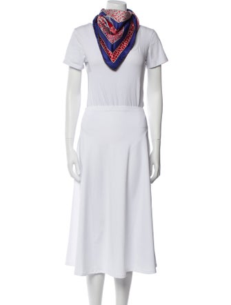 Lanvin Silk Printed Scarf