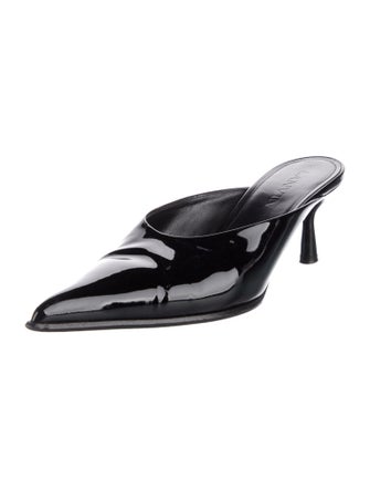Lanvin Patent Leather Slides