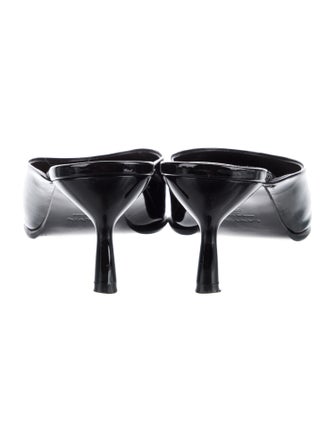 Lanvin Patent Leather Slides